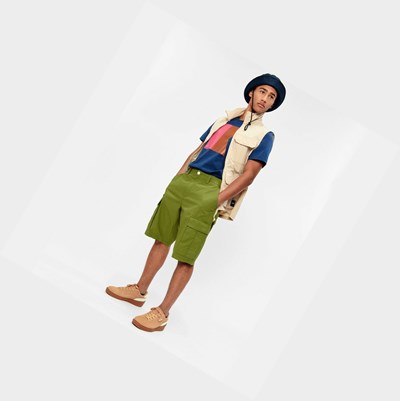 Aigle Bermuda Men's Shorts Green | 743-NZSBGT