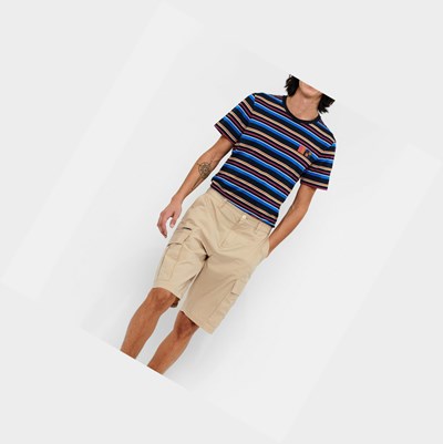 Aigle Bermuda Men's Shorts Khaki | 073-IVAXWG