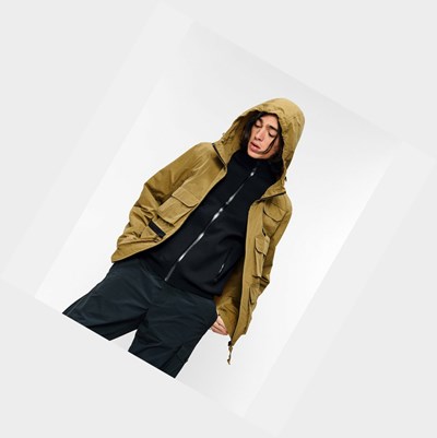 Aigle Breathable Waterproof Men's Parkas Khaki | 182-TFGKZP