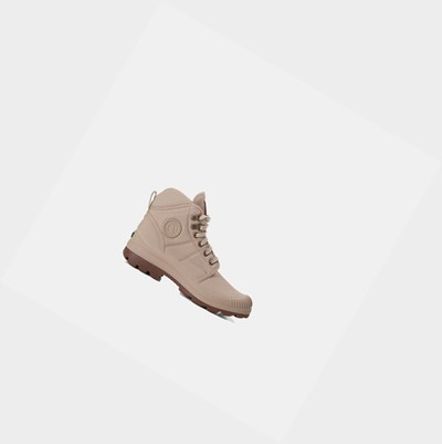 Aigle Canvas Adventurer's Men's Hiking Shoes Beige | 401-RZBIYM