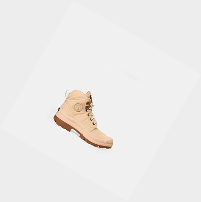 Aigle Canvas Adventurer's Women's Hiking Shoes Beige | 501-BLGZDW