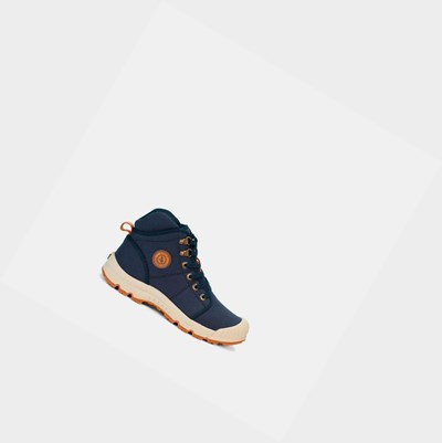Aigle Canvas Adventurer's Women's Hiking Shoes Navy | 810-EUIMRW