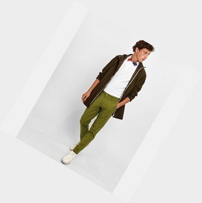 Aigle Cotton Chino Men's Pants Green | 214-UVGHJK