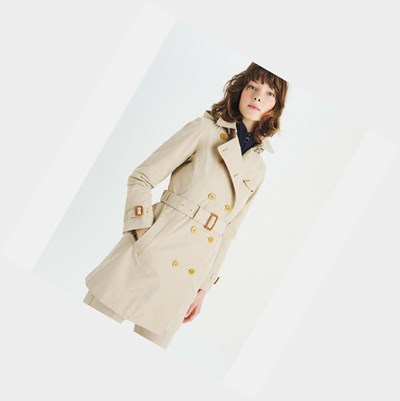 Aigle Gore-tex Trench Women's Coats & Jackets Beige | 184-CJEYGZ