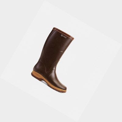 Aigle High-strength Professional Men's Work Boots Brown | 831-HZFWVY