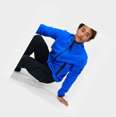 Aigle Insulating & Lightweight Men's Fleece Jackets Blue | 043-WDZTXC