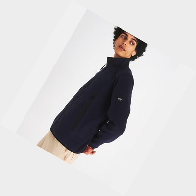 Aigle Insulating & Lightweight Men's Fleece Jackets Navy | 308-VBCRUO