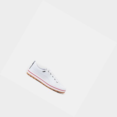 Aigle Lightweight Canvas Trainers Women's Sneakers White | 815-CAMTOL