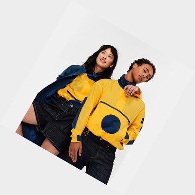 Aigle Lightweight Pullover Men's Coats & Jackets Yellow | 013-PLIETR