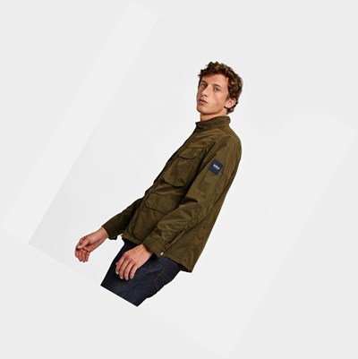 Aigle Lightweight Safari Men's Coats & Jackets Khaki | 496-LXSIOT