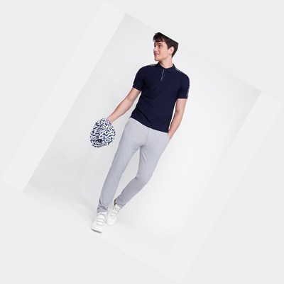 Aigle Lightweight Stretchable Men's Pants Grey | 079-AHQUEJ