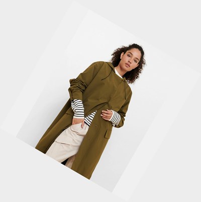 Aigle Lightweight Waterproof Women's Coats & Jackets Olive | 810-NRIJOM