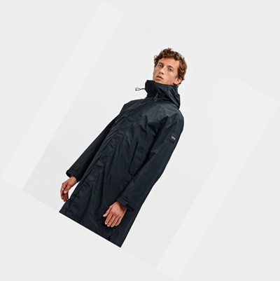 Aigle Long Waterproof And Windproof Men's Coats & Jackets Black | 510-UVWZXC