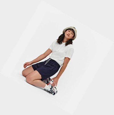 Aigle Loose-fitting Summer Women's Shorts Navy | 012-BXJKPD