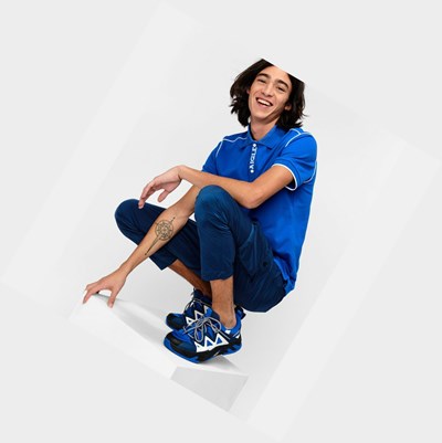 Aigle Multi-pocket Water-repellent Cargo Men's Pants Blue | 305-XTIQVP