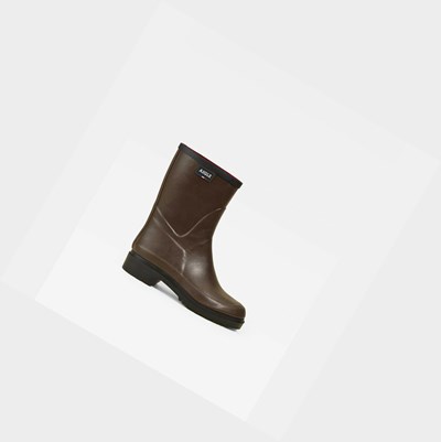 Aigle Professional Warms Men's Work Boots Brown | 792-UFDNAQ