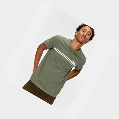 Aigle Recycled X Faguo Women's T Shirts Olive | 804-OKLVCD