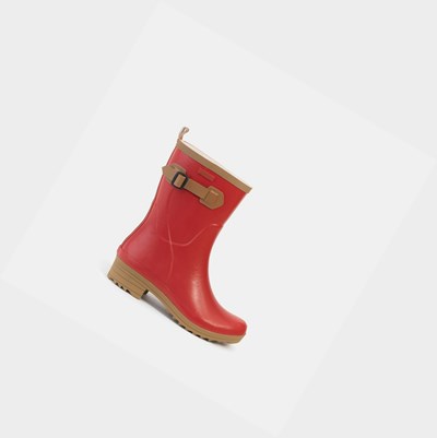Aigle Rubber Ankle Women's Garden Boots Red | 270-PISOTF