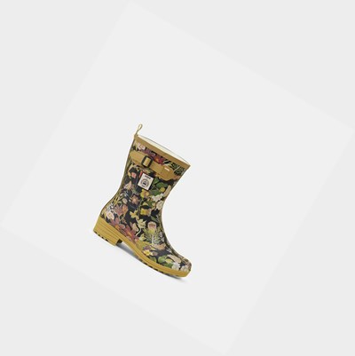 Aigle Rubber Ankle Women's Garden Boots Multicolor | 584-CUJXOF