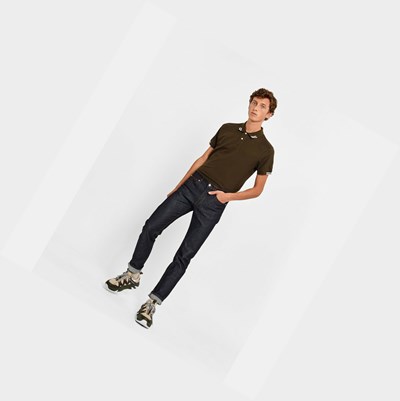 Aigle Slim-fit Men's Pants Black | 130-ROXSZE