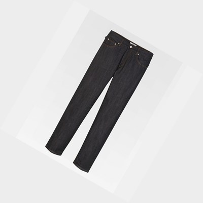 Aigle Straight Cut Men's Pants Black | 561-NYVRAW