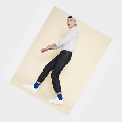 Aigle Straight Cut Men's Pants Black | 936-HGXCMR