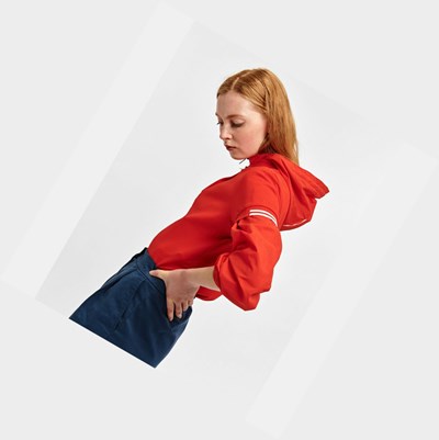 Aigle Technical Short-sleeved Women's Polo Shirts Red | 497-UTONWK