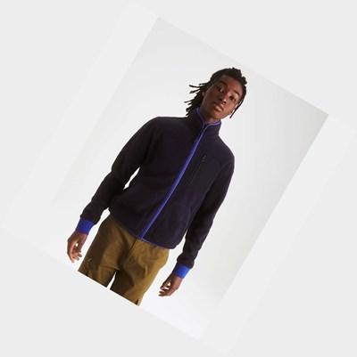 Aigle The Authentically-styled Polartec Men's Fleece Jackets Purple | 149-CPJNUK