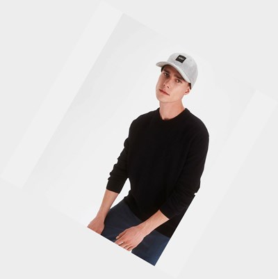 Aigle The Basic Crew-neck Men's Sweatshirts Black | 108-DWCMJA