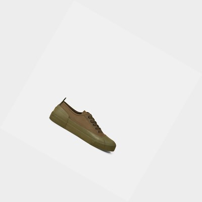 Aigle The Eco-friendly Canvas And Rubber Men's Sneakers Khaki / Olive | 871-TDVNKM