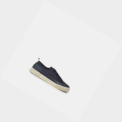Aigle The Eco-friendly Canvas And Rubber Men's Sneakers Navy | 973-YOXFMN
