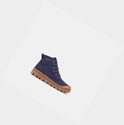 Aigle The Eco-friendly Walking And Leisure Men's Hiking Shoes Navy | 091-NCQBGJ