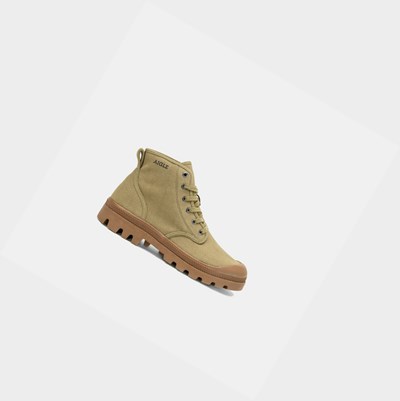 Aigle The Eco-friendly Walking And Leisure Men's Hiking Shoes Olive | 407-MGHZPR
