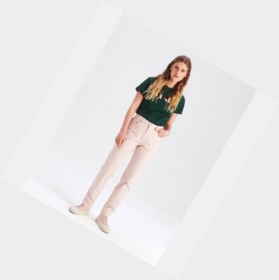 Aigle The Essential 5-pocket Women's Pants Pink | 074-GIQUZW