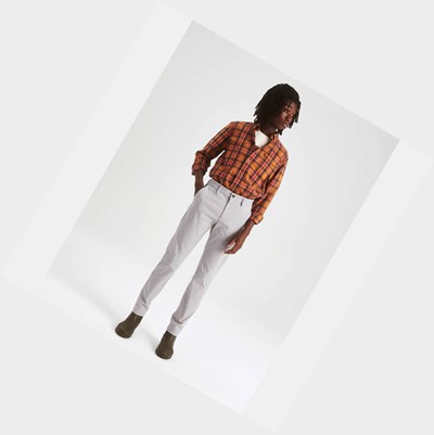 Aigle The Essential Chino Men's Pants Grey | 381-VYZWHT