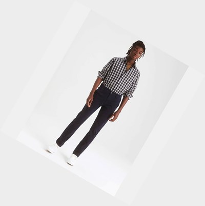 Aigle The Essential Chino Men's Pants Navy | 974-GFBYSW