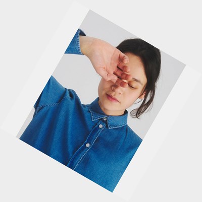 Aigle The Essential ,Eco-designed Denim Women's Shirts Blue | 142-VWDGCN
