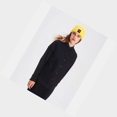 Aigle The Essential Long-sleeved Shirt In 100% Organic Cotton Women's Shirts Black | 970-KUIWMB