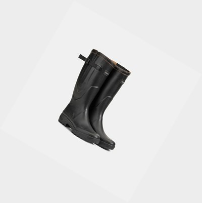 Aigle The First Anti-fatigue Boots Adapted To All Calves Women's Hunting Boots Black | 305-XQEPLK