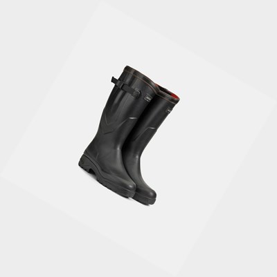 Aigle The First Anti-fatigue Boots That Protects From The Cold Men's Rain Boots Black | 406-WCOELM
