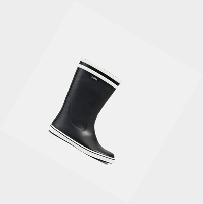 Aigle The Fur-lined Version Of The Iconic Women's Rain Boots Black | 652-GVQUSM