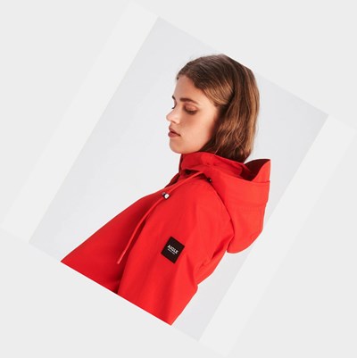 Aigle The Gore-tex Mid-length Women's Coats & Jackets Red | 052-AGJHTC