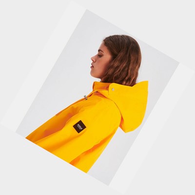 Aigle The Gore-tex Mid-length Women's Coats & Jackets Yellow | 265-WSHKQU