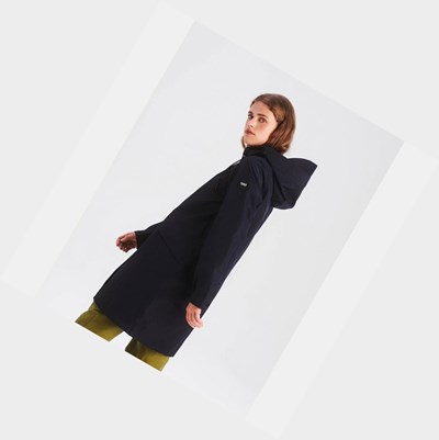 Aigle The Gore-tex Mid-length Women's Coats & Jackets Black | 465-OIDNSU