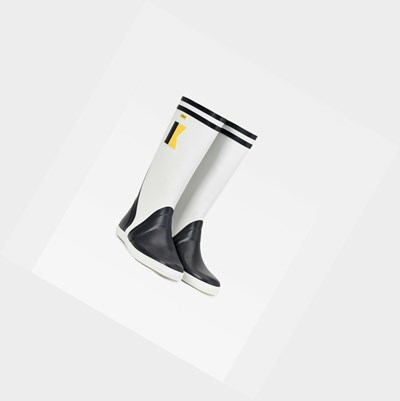 Aigle The Iconic Colour-block Men's Seaside Boots Black / White | 143-LCBEKN