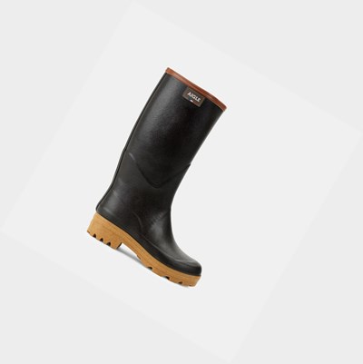 Aigle The Iconic Fur-lined Women's Hunting Boots Brown | 093-CSTRFH
