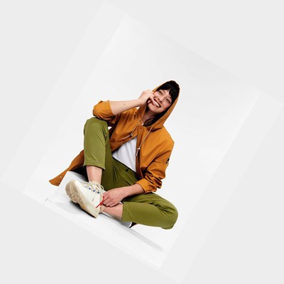 Aigle The Long, Lightweight And Waterproof Women's Coats & Jackets Orange | 326-UQGBZI