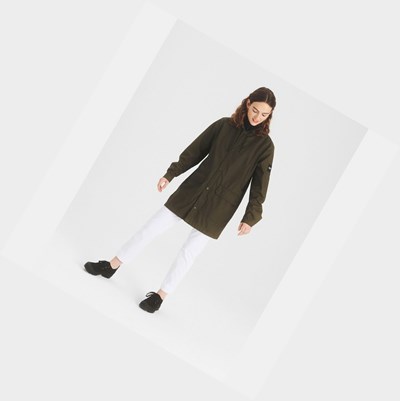 Aigle The Long, Lightweight And Waterproof Men's Coats & Jackets Olive | 630-HXUFJV