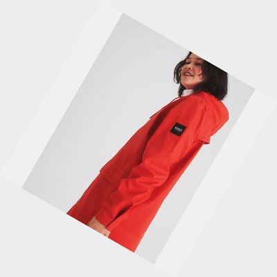 Aigle The Long, Lightweight And Waterproof Men's Coats & Jackets Red | 923-HKGJMY