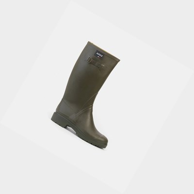 Aigle The Mixed-material Men's Work Boots Grey | 485-NVRAPM